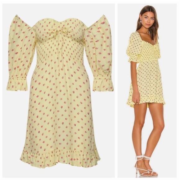 Faithfull the Brand Dresses & Skirts - Faithful The Brand Sage Mini Dress Santa Maria Floral Print